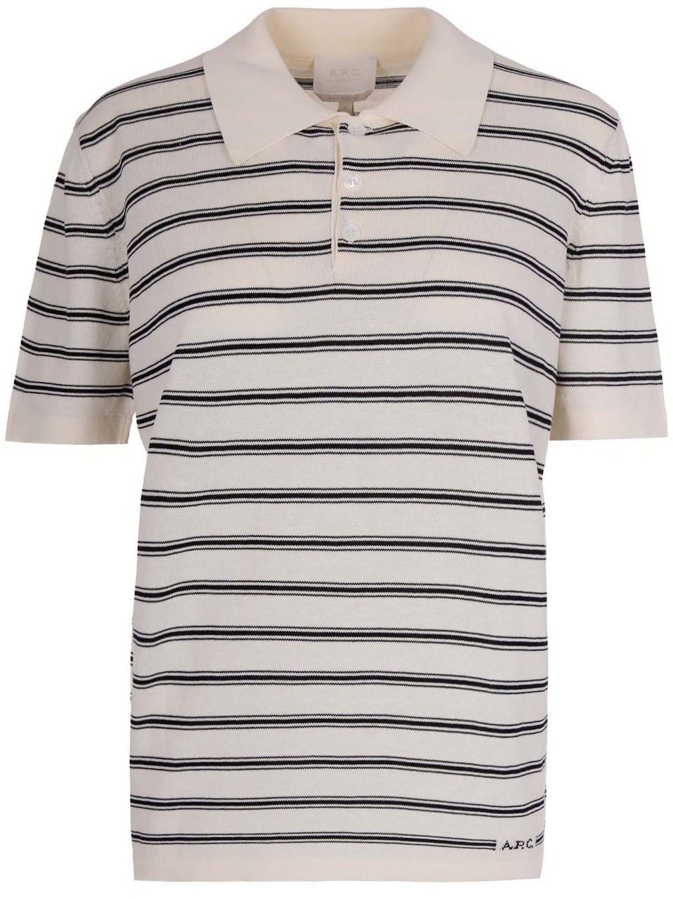 A.P.C. A.P.C. T-Shirts And Polos Ecru/Black Wit