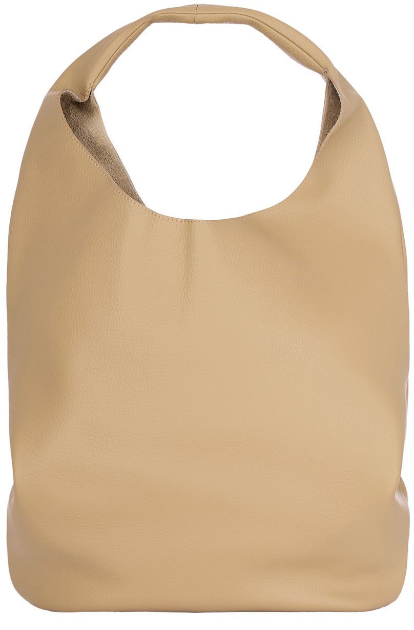 A.P.C. Neige Leather Tote Bag Neutraal