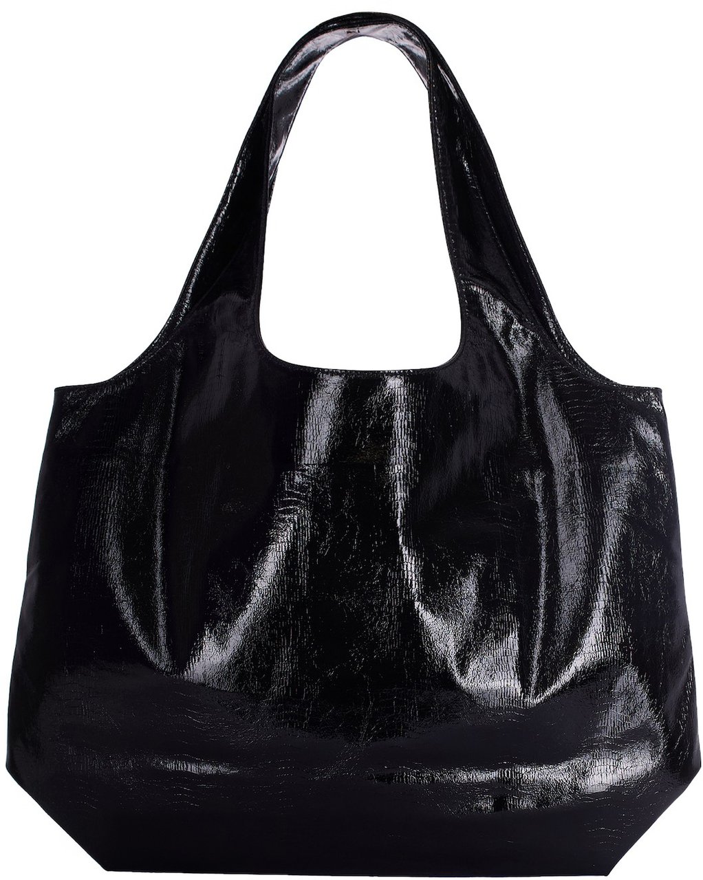A.P.C. Ninon Tote Shoulder Bag in Black Zwart
