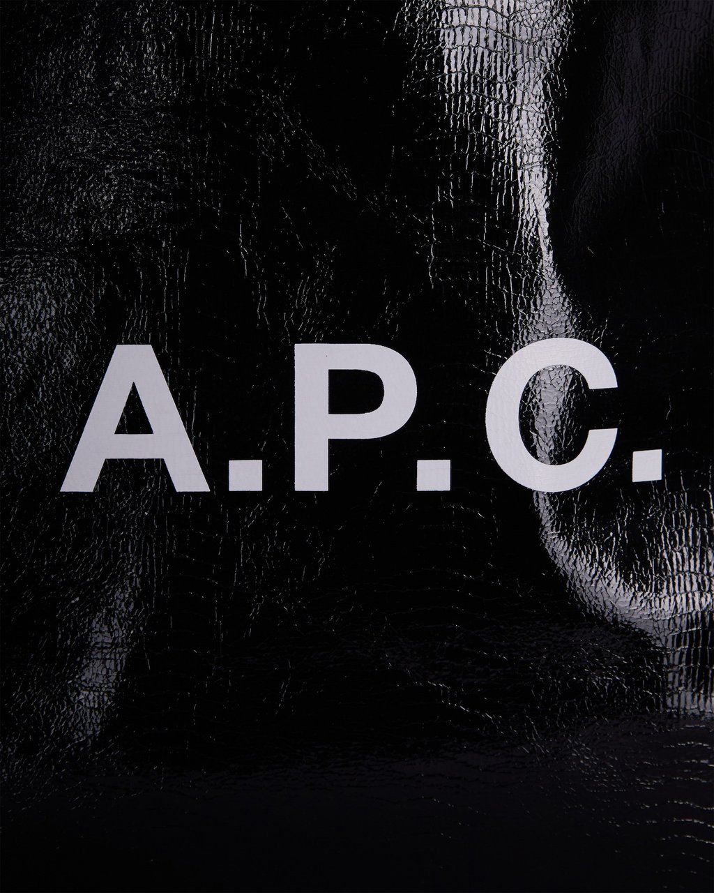 A.P.C. Ninon Tote Shoulder Bag in Black Zwart