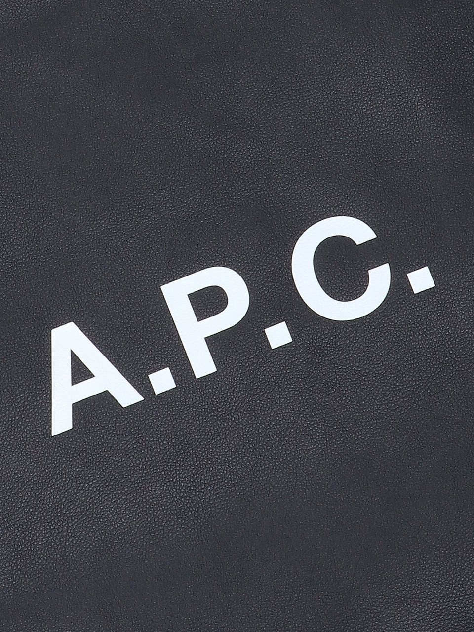 A.P.C. Black Ninon Small Recycled Fabric Tote Zwart