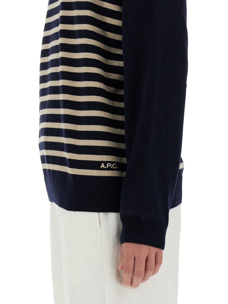 A.P.C. SWEATER "MATTHEW" Blauw