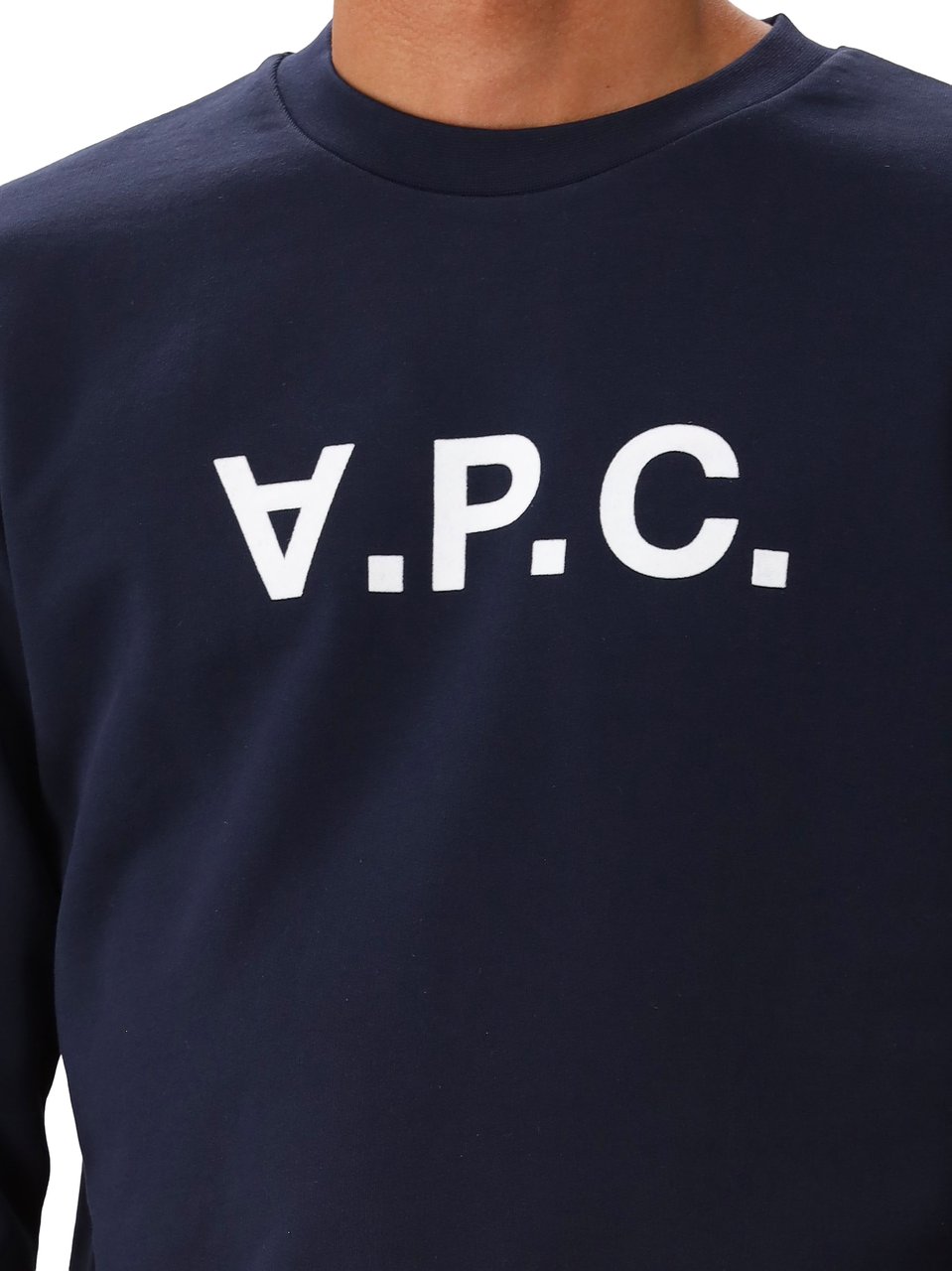 A.P.C. Sweater Blauw Standard Grand VPC Gots Blauw