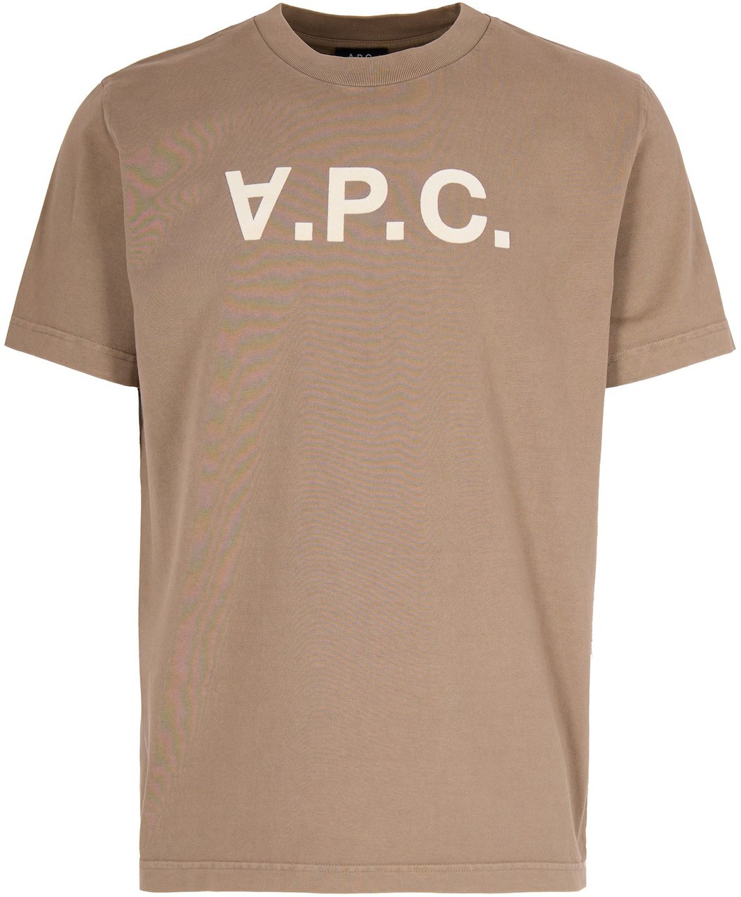 A.P.C. T-Shirts And Polos Kaki Clair/Blanc Casse Beige