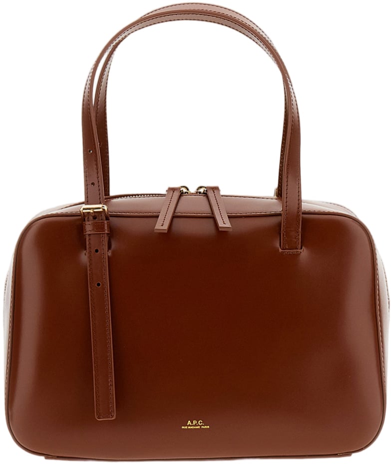 A.P.C. Virginie Box Bag Bruin