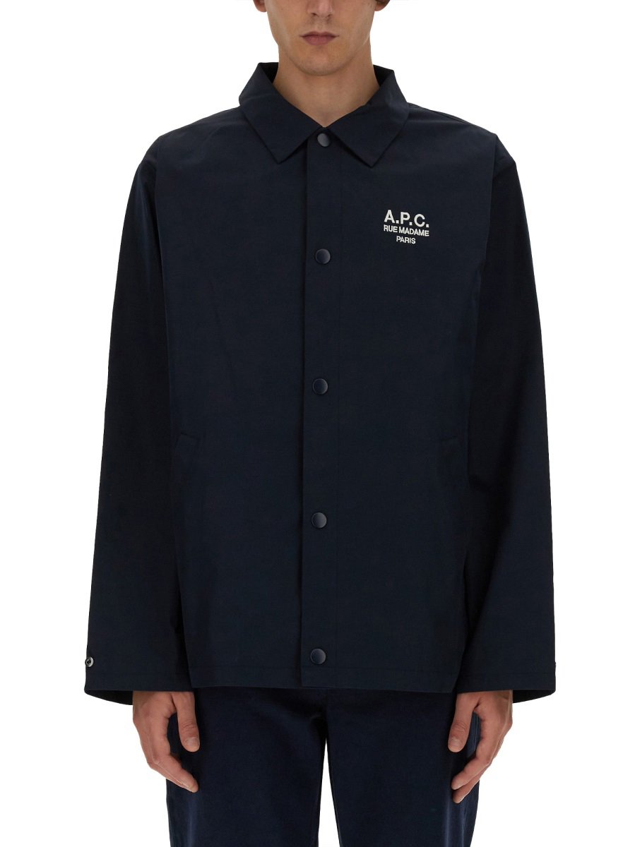 A.P.C. BLOUSON "REGIS" Blauw