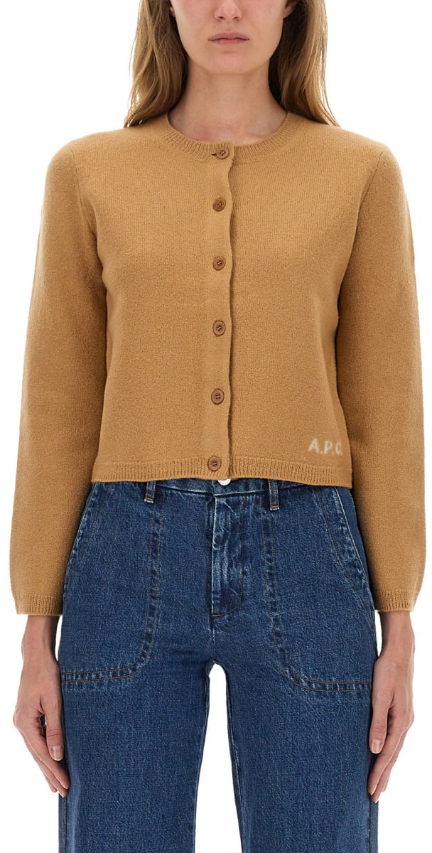 A.P.C. CARDIGAN "MILA" Beige