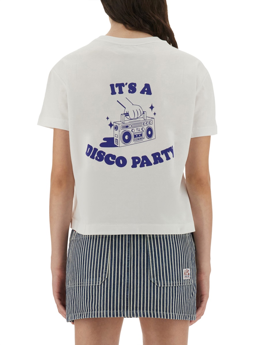 A.P.C. "DISCO" T-SHIRT Wit