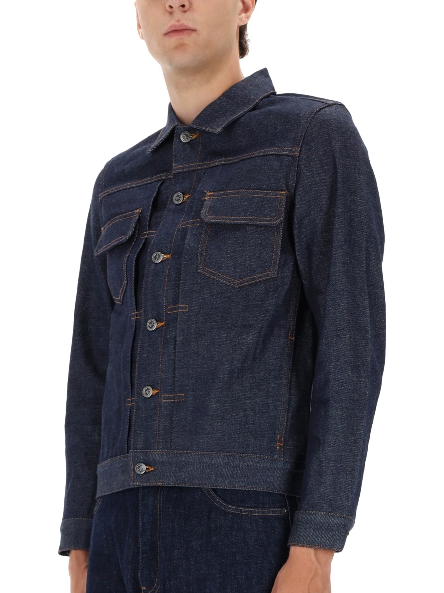 A.P.C. DENIM JACKET Blauw