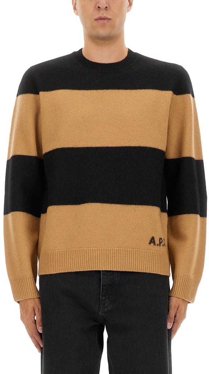 A.P.C. JERSEY "EDWARDO" Zwart