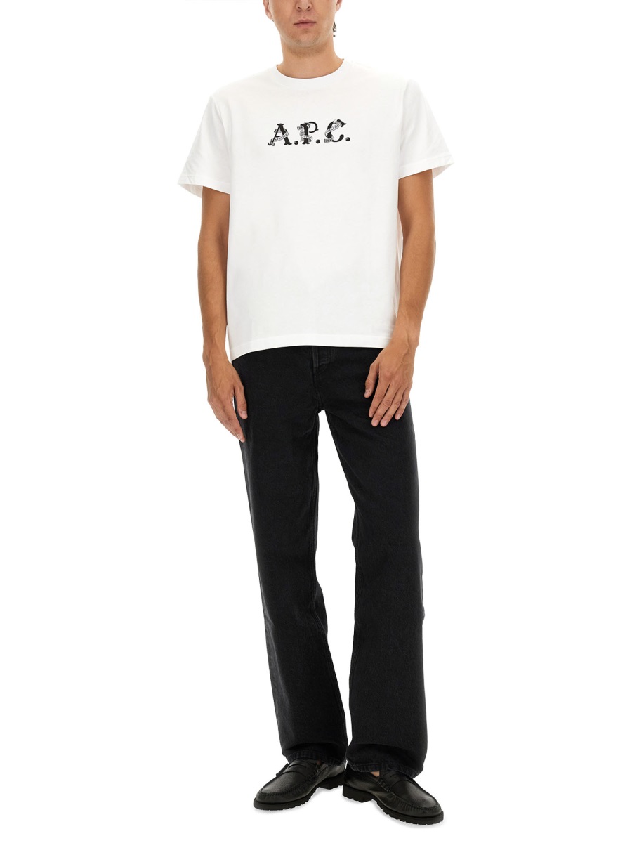 A.P.C. PANTS "FAIRFAX" Zwart