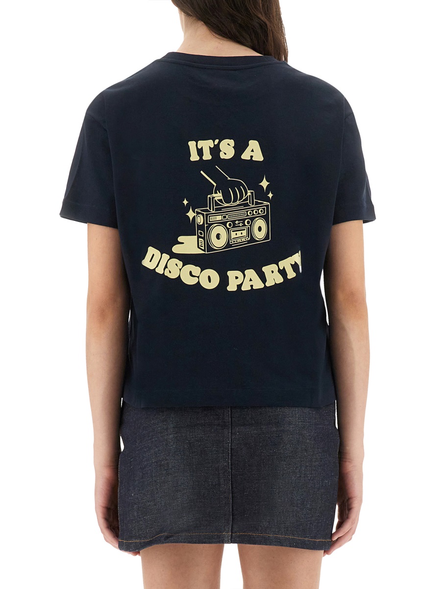 A.P.C. "DISCO" T-SHIRT Blauw