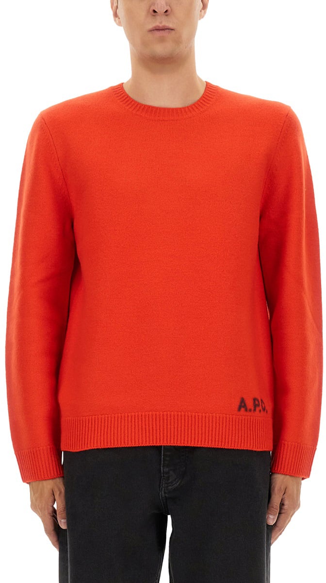 A.P.C. JERSEY "EDWARD" Rood