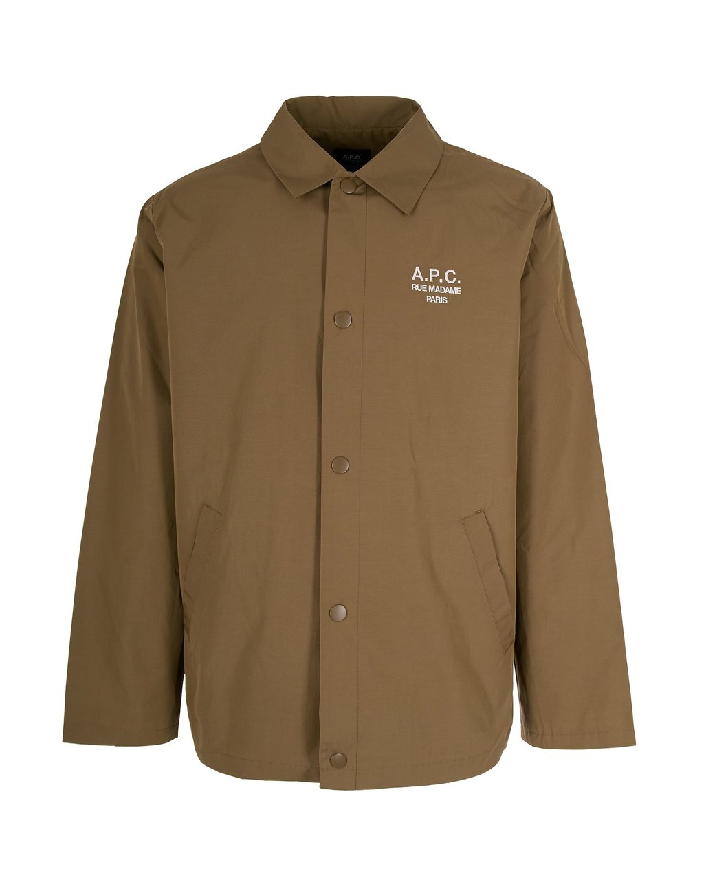 A.P.C. Jacket with logo embroidery Bruin