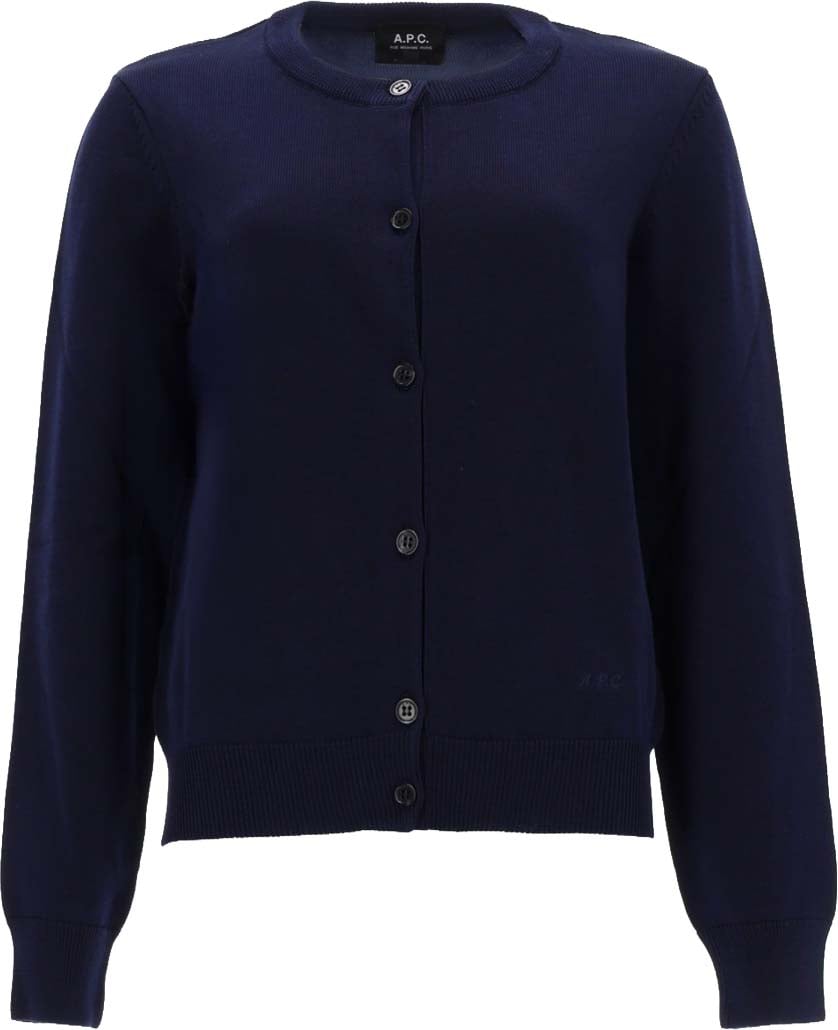 A.P.C. CARDIGAN "LEONIE" Blauw