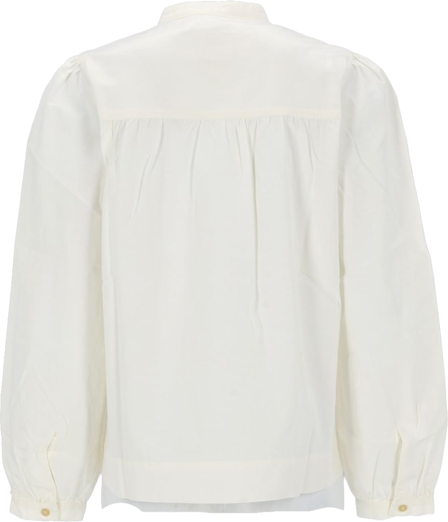 A.P.C. BLUSA "BABYDOLL" Wit