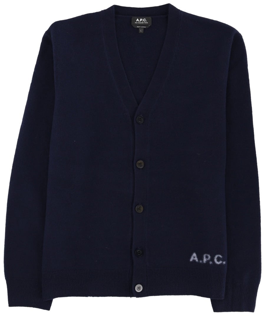 A.P.C. CARDIGAN "KENNY" Blauw