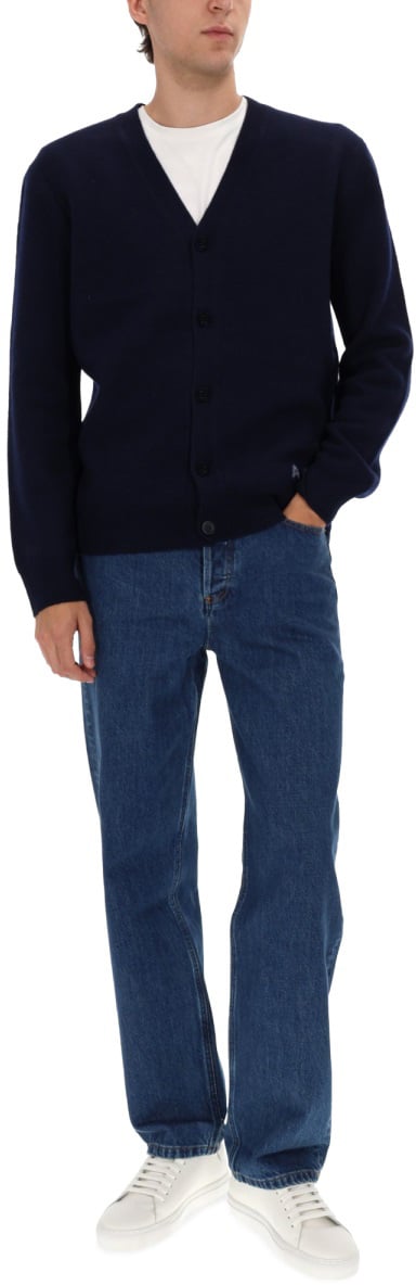 A.P.C. CARDIGAN "KENNY" Blauw