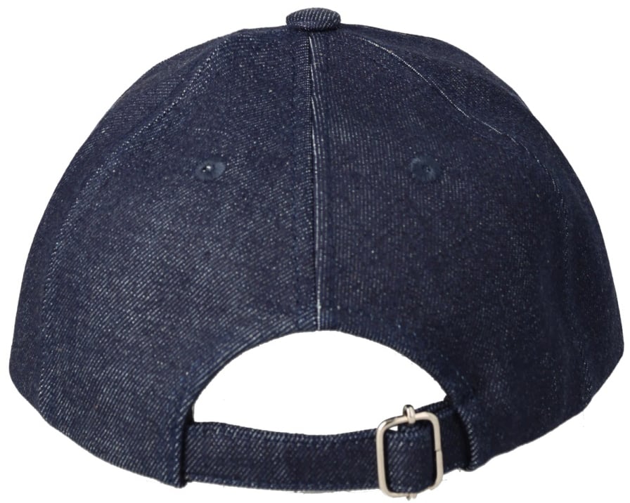 A.P.C. BASEBALL CAP WITH LOGO Blauw