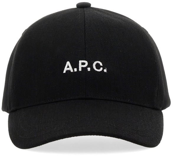 A.P.C. "CHARLIE" BASEBALL HAT Zwart