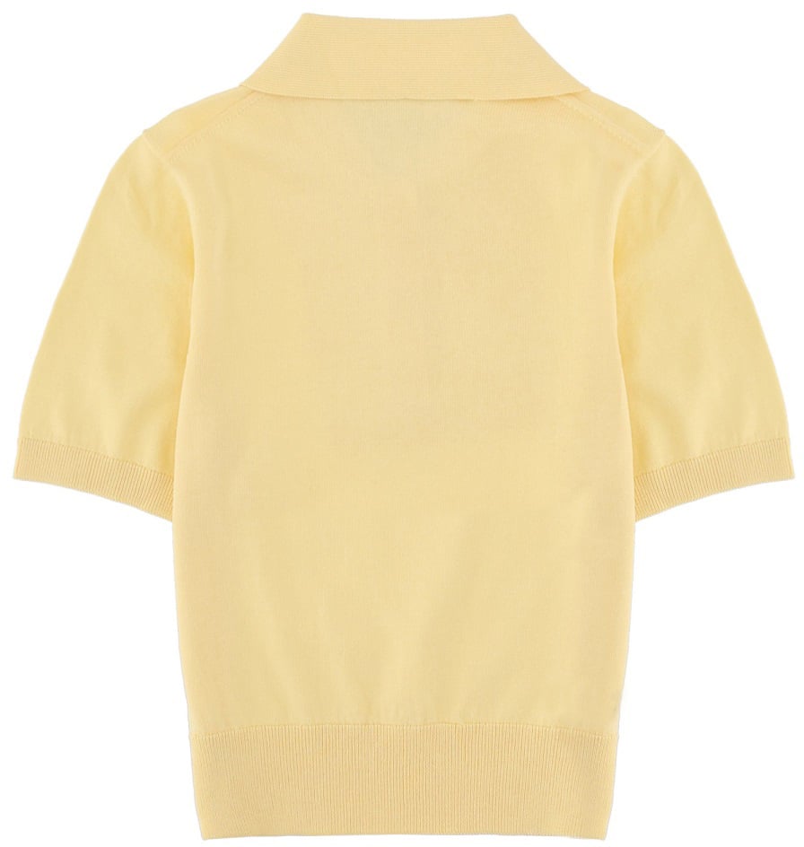 A.P.C. POLO WITH LOGO Geel