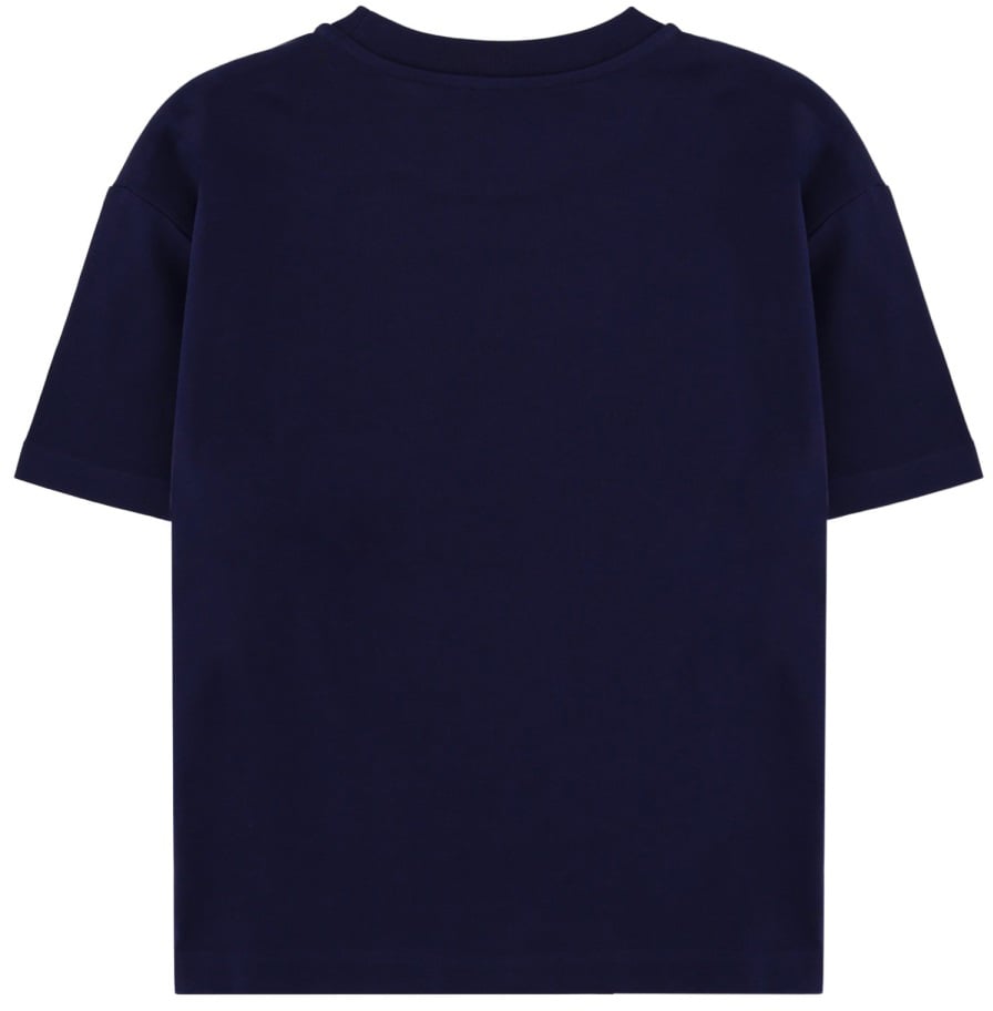 A.P.C. T-SHIRT WITH LOGO Blauw