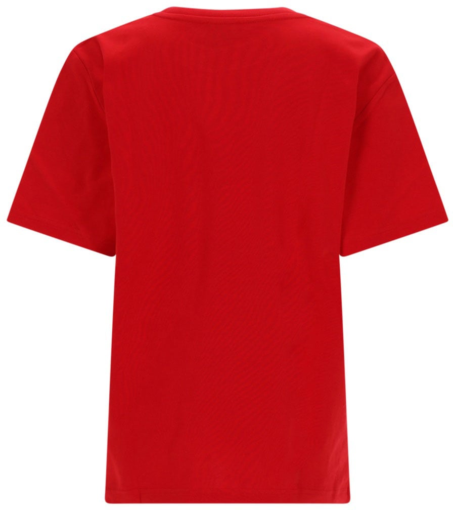 A.P.C. T-SHIRT WITH LOGO Rood