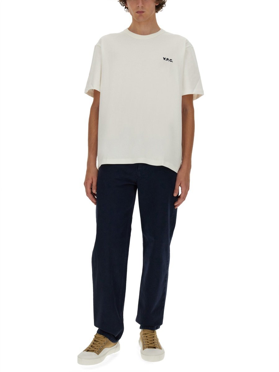 A.P.C. T-SHIRT "BOXY" Wit