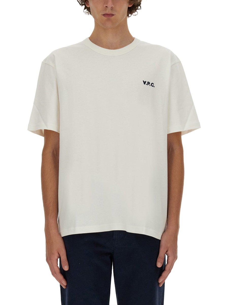 A.P.C. T-SHIRT "BOXY" Wit