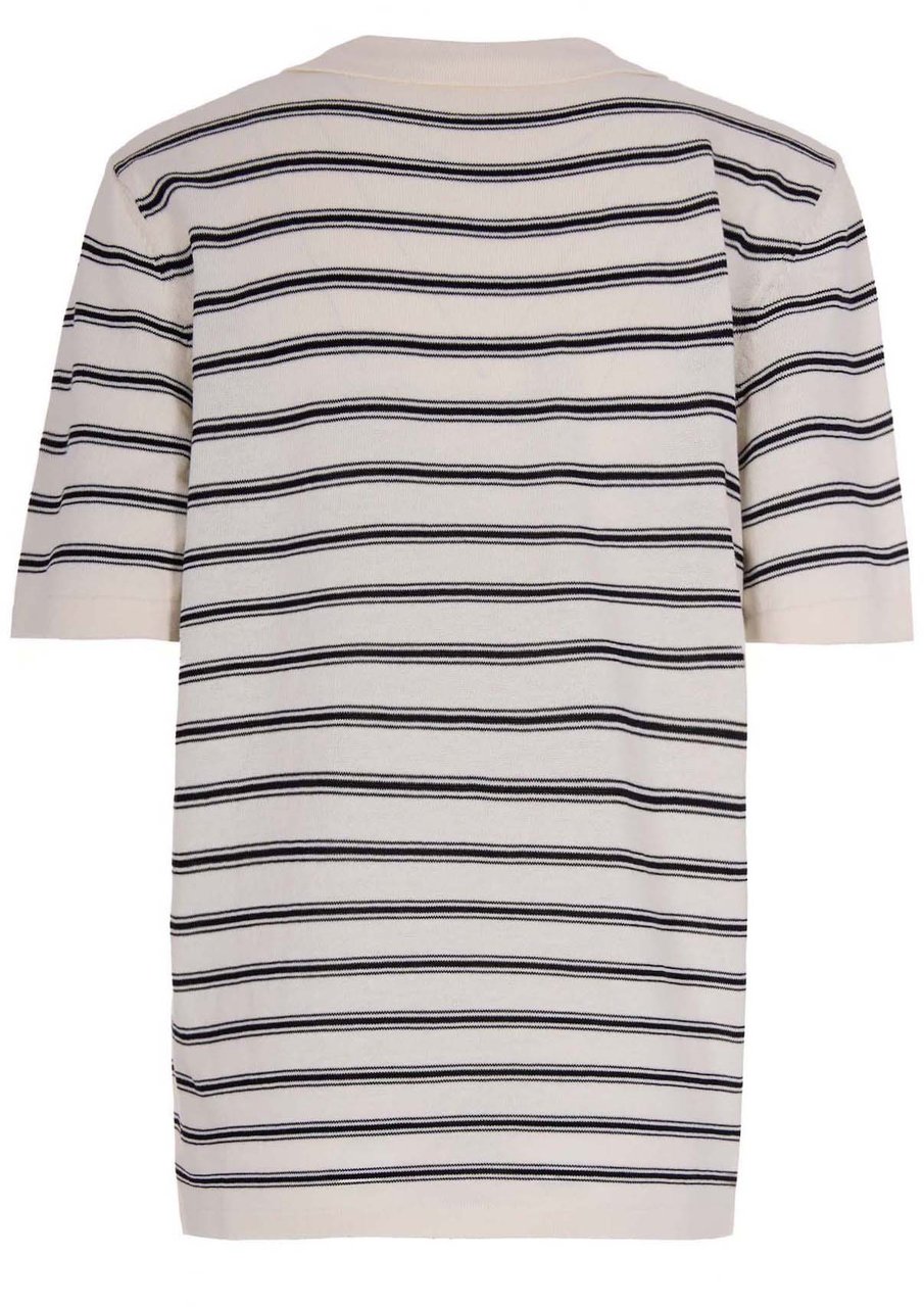 A.P.C. T-Shirts And Polos Ecru/Black Wit