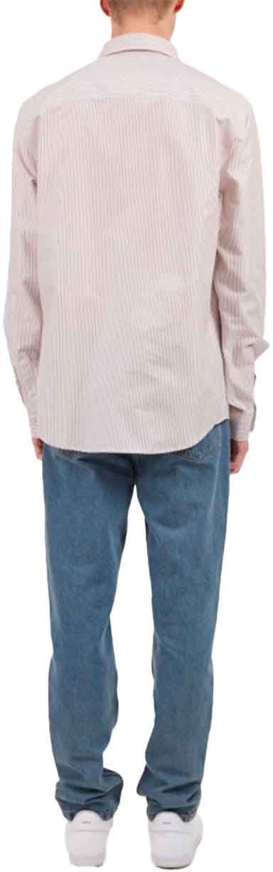 A.P.C. chemise apc coton bleu 2 Grijs