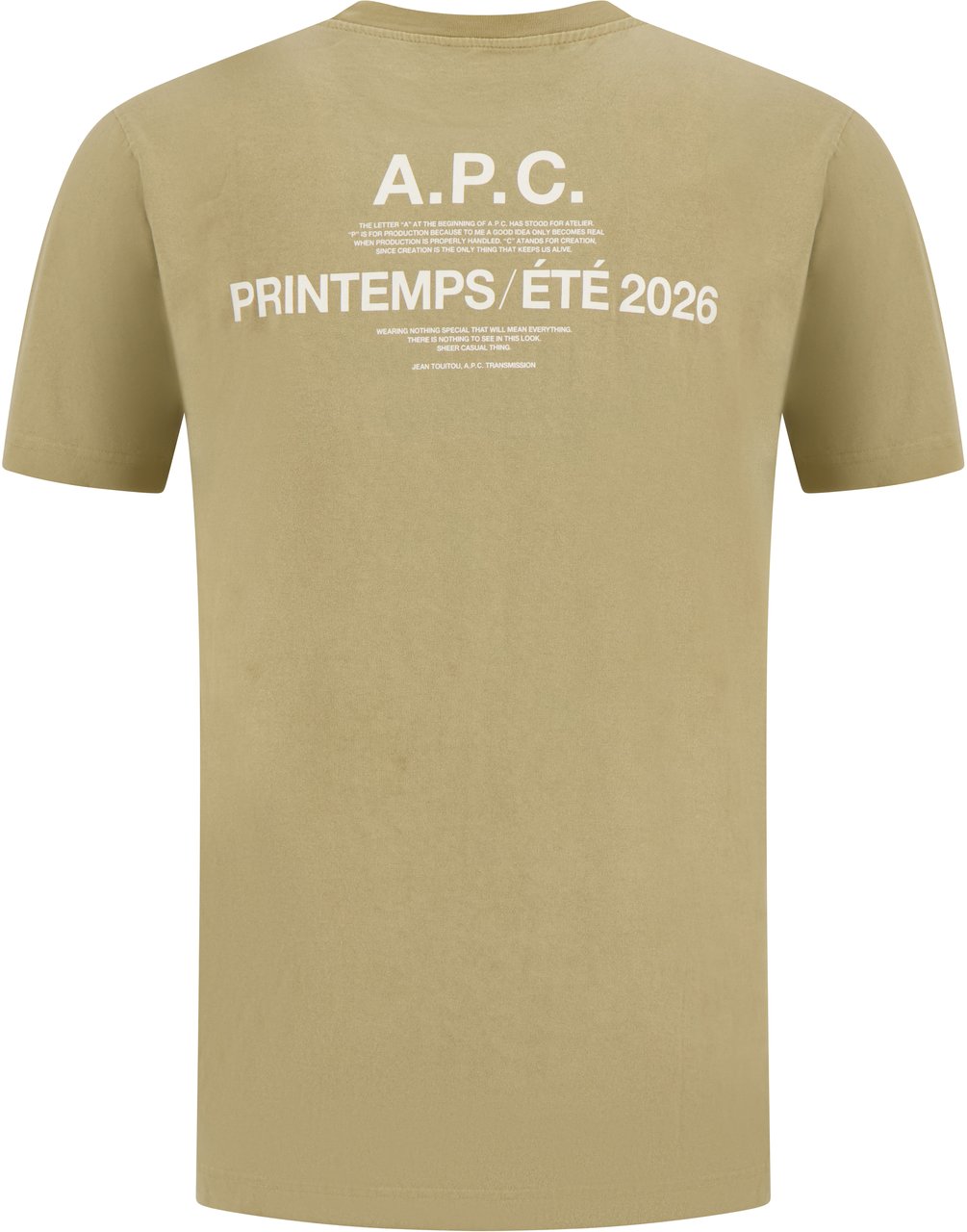 A.P.C. T-shirt Beige Beige