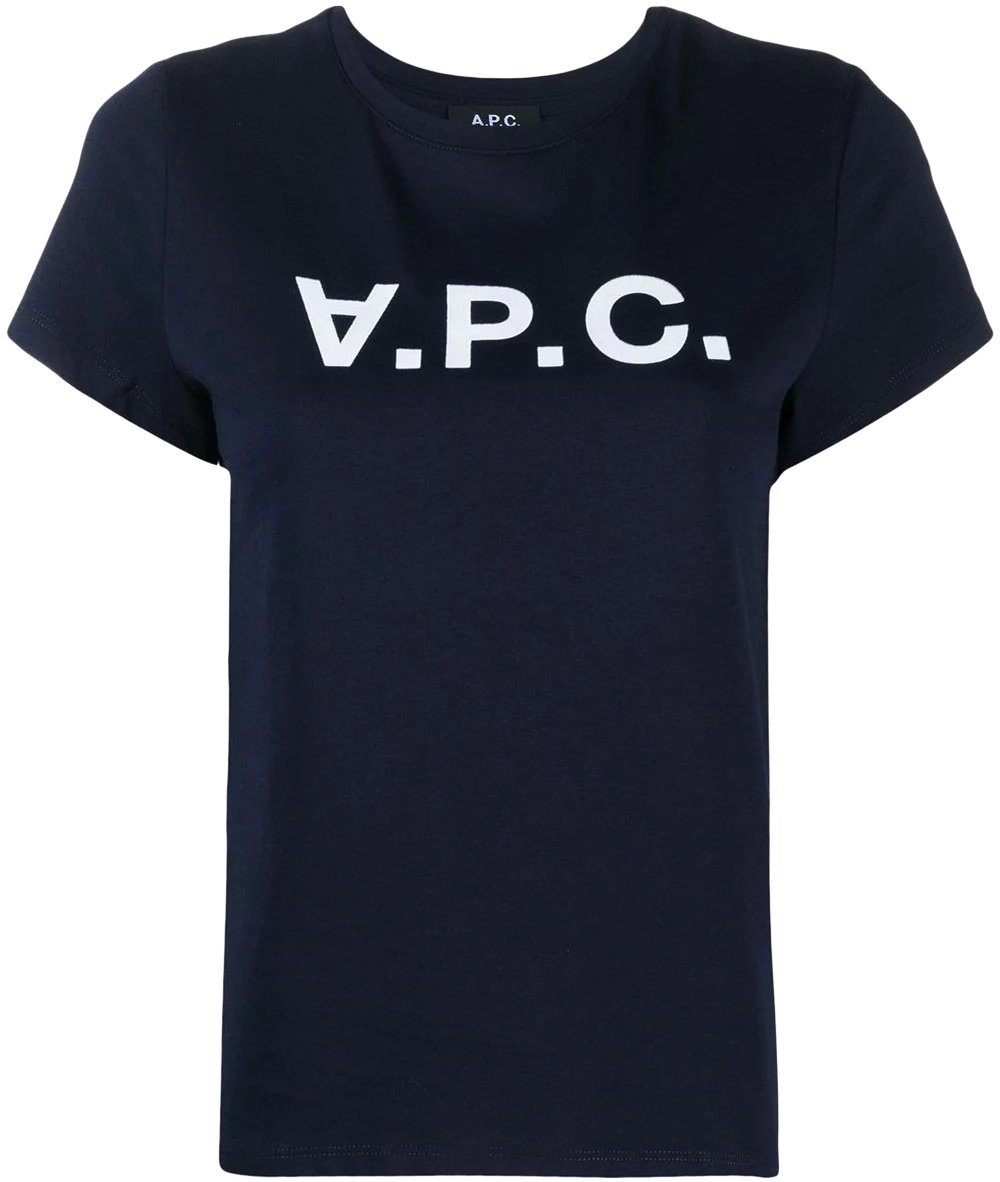 A.P.C. t-shirt vpc color darkblue (navy) Navy