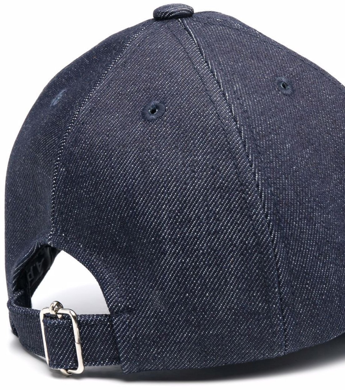 A.P.C. Casquette Eden Vpc Logo Denim Baseball Cap Blauw