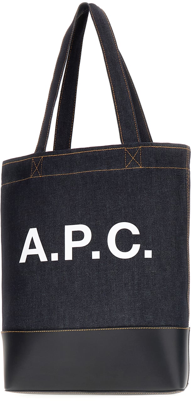 A.P.C. A.p.c. Denim Axel shoulder bag Blauw