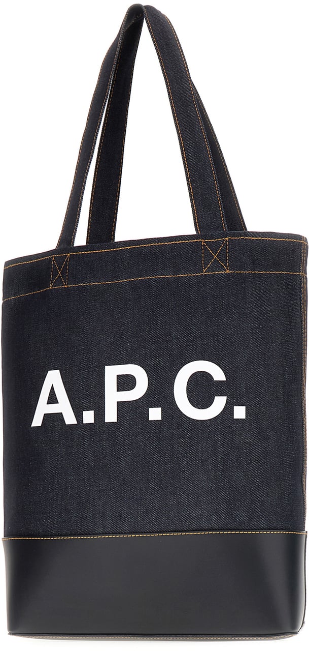 A.P.C. A.P.C. Denim Axel shoulder bag Blauw