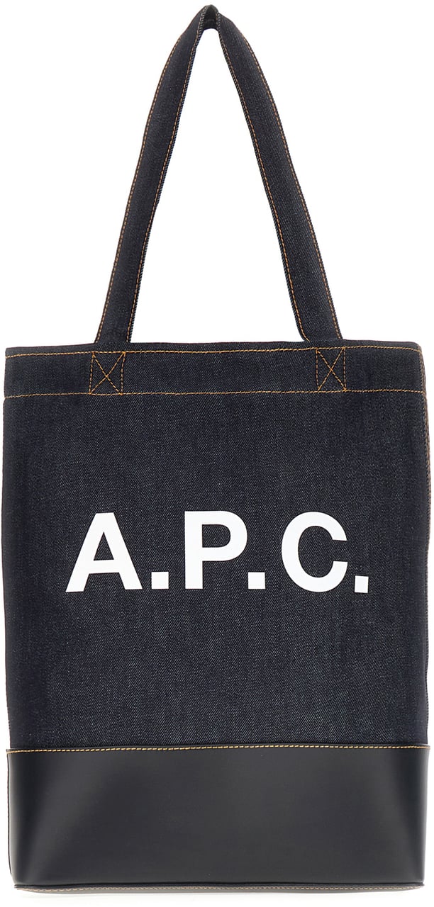 A.P.C. A.P.C. Denim Axel shoulder bag Blauw