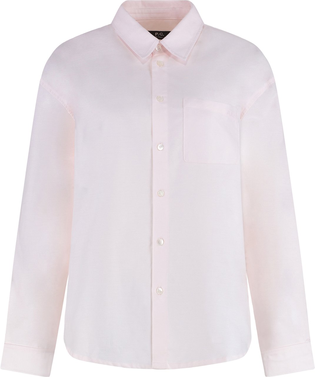 A.P.C. Boyfriend Cotton shirt Roze