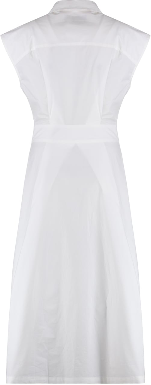 A.P.C. Cotton poplin shirtdress Wit