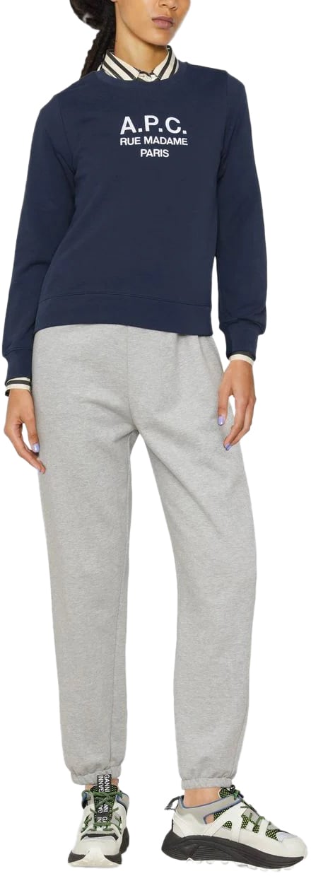 A.P.C. sweat tina lightblue Lichtblauw