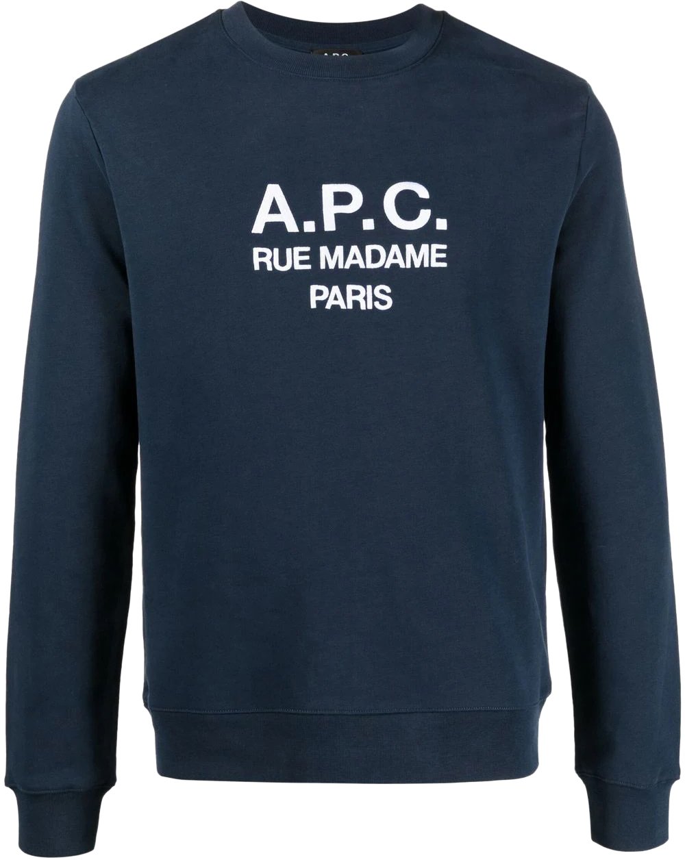 A.P.C. sweat rufus lightblue Lichtblauw