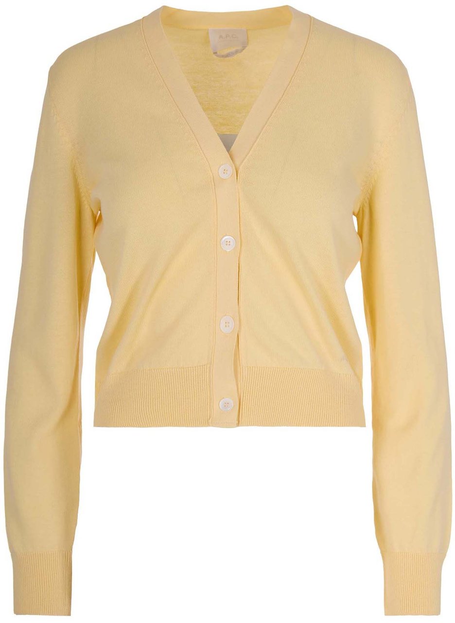 A.P.C. A.P.C. Sweaters Lightyellow Geel