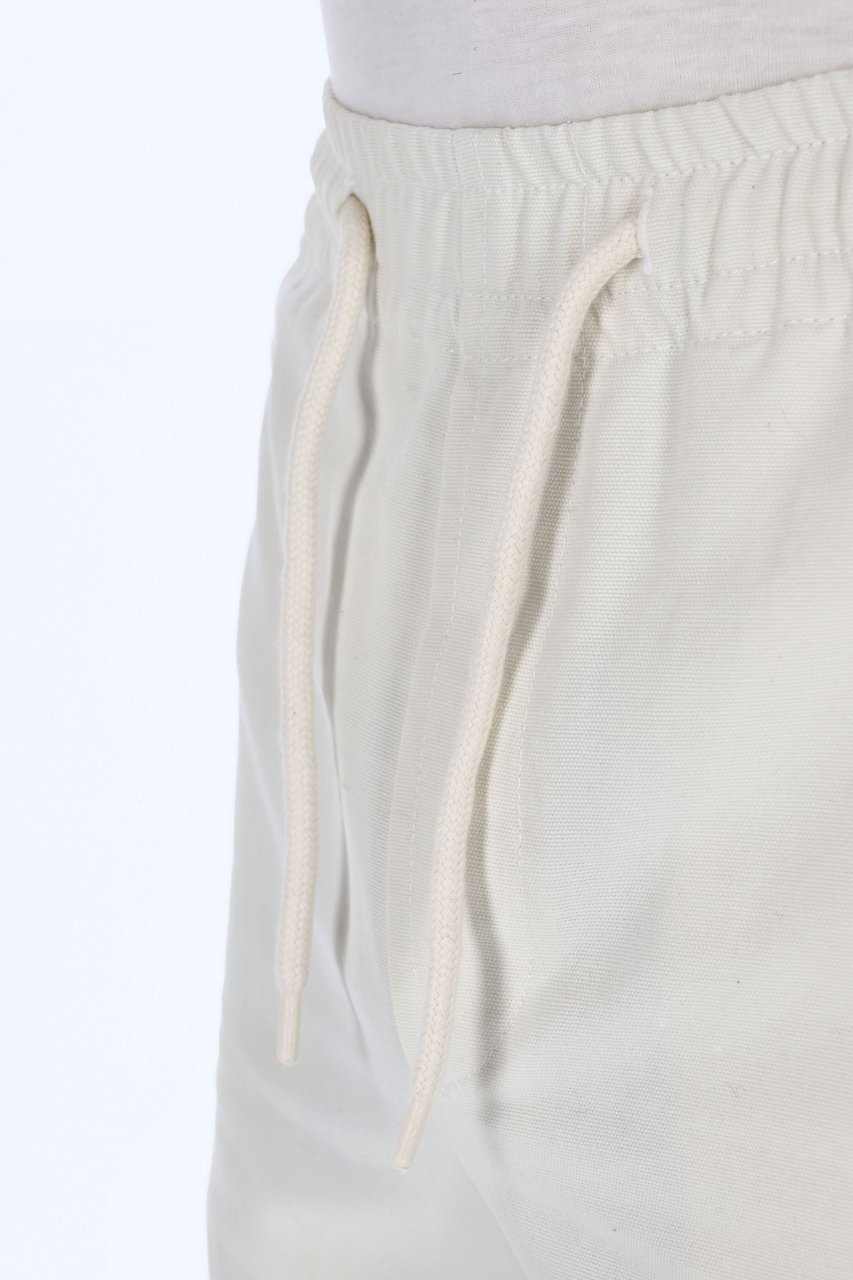 A.P.C. Vincent Model Cotton Jogger Trousers Wit