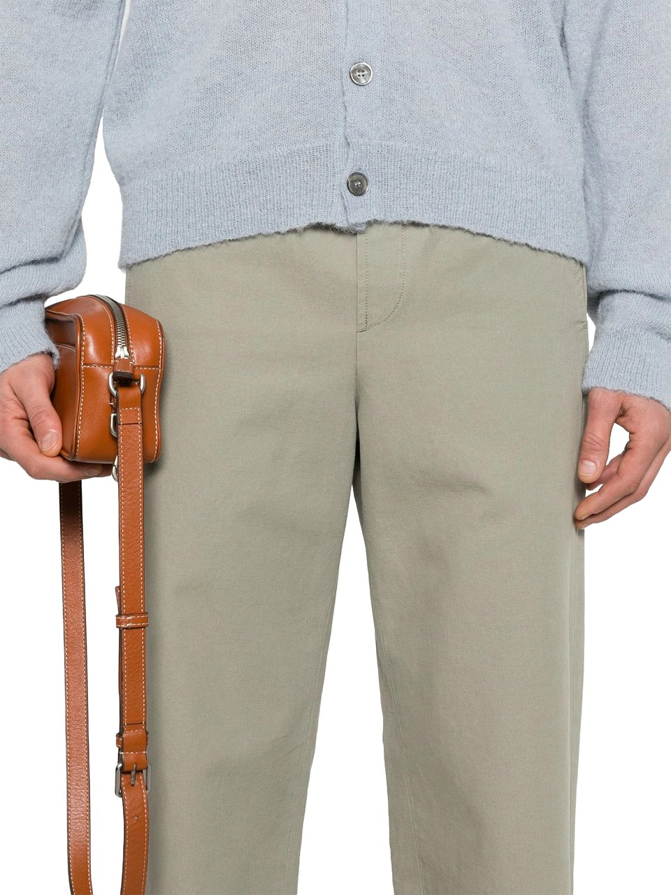A.P.C. A.P.C. Trousers Gray Green Lime