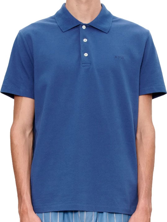 A.P.C. A.P.C. T-Shirts And Polos Blu Blauw