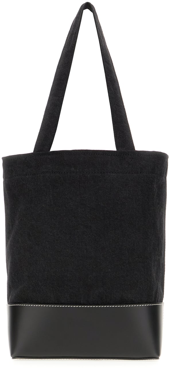 A.P.C. A.P.C. Black denim Axel shoulder bag Zwart
