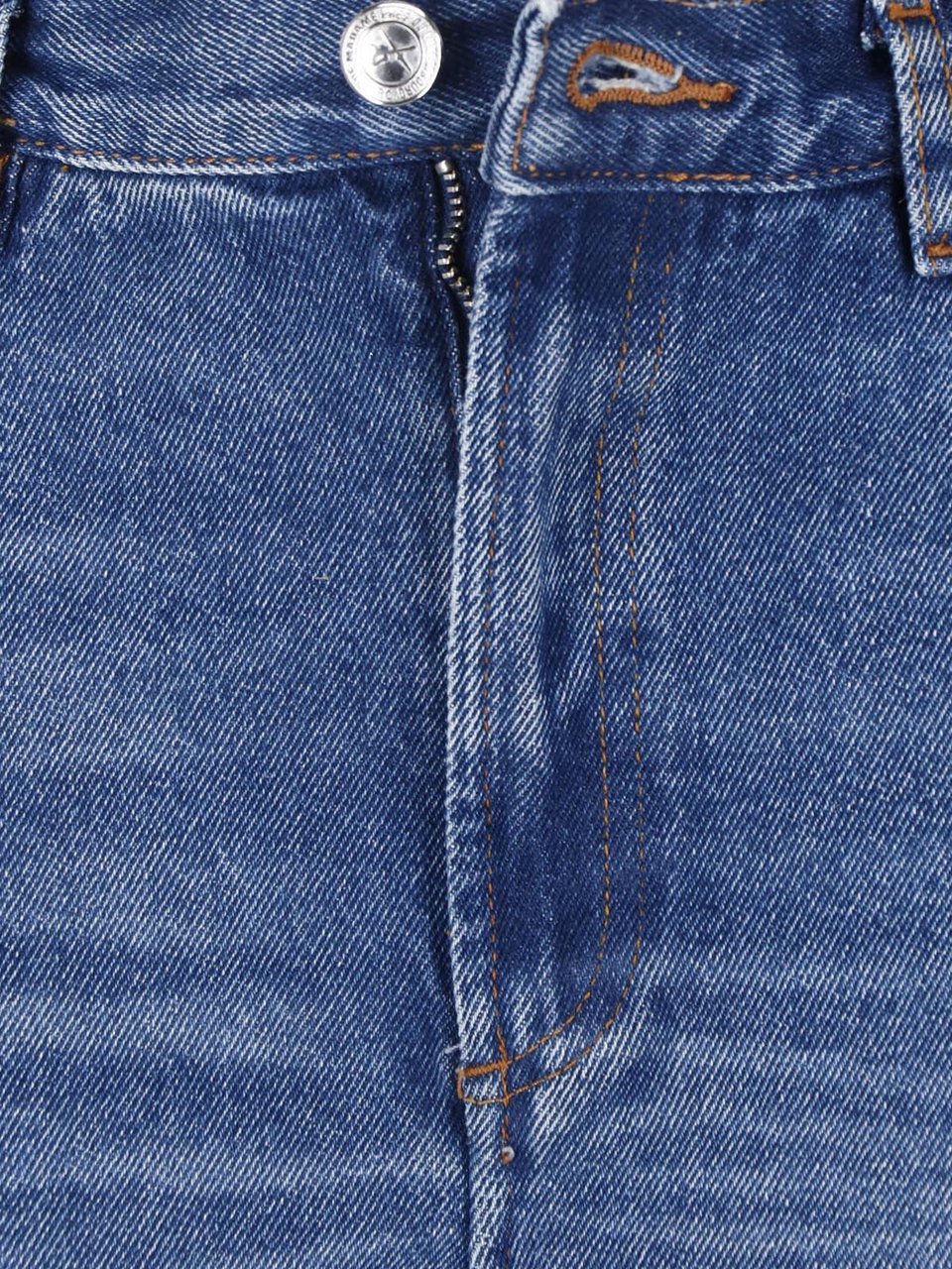 A.P.C. Blue Straight-Leg Cotton Denim Jeans Blauw