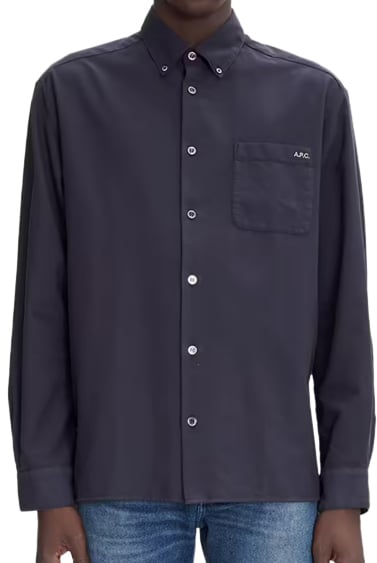 A.P.C. A.P.C. Shirts Blue Blauw
