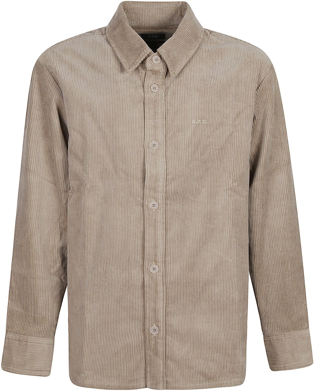 A.P.C. Bobby Overshirt Brown Bruin