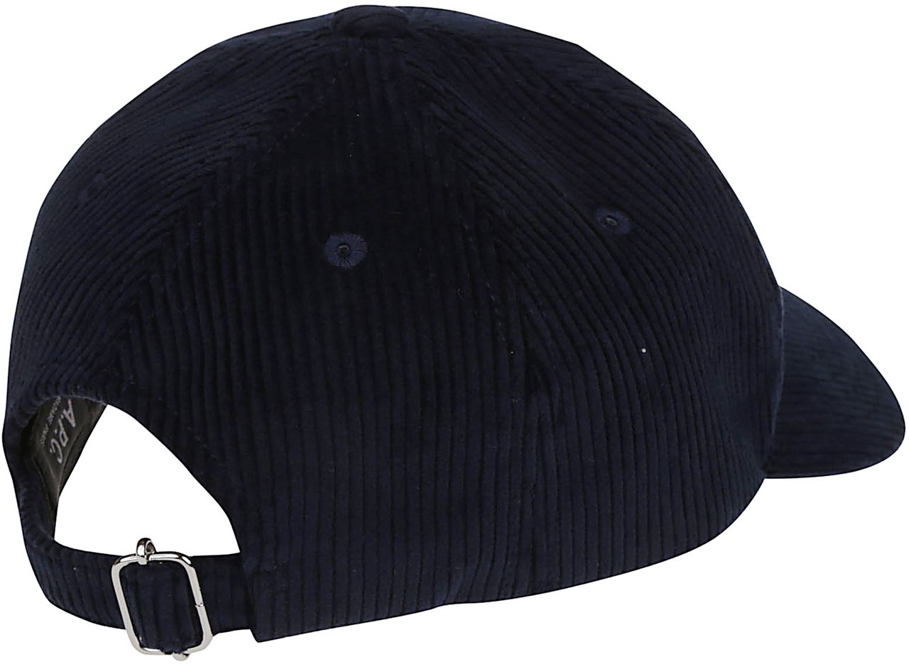 A.P.C. Charlie Rue Madame Baseball Cap Blue Blauw